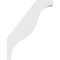 Ekena Millwork 4-in. W x 28-in. D x 36-in. H Funston Architectural Grade PVC Knee Brace BRCP04X28X36FST - alternate 5